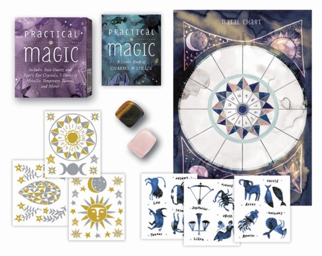 Practical Magic : Includes Rose Quartz and Tiger's Eye Crystals, 3 Sheets of Metallic Tattoos, and More!, Multiple-component retail product Book