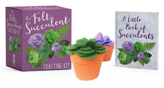 The Felt Succulent Crafting Kit, Multiple-component retail product Book