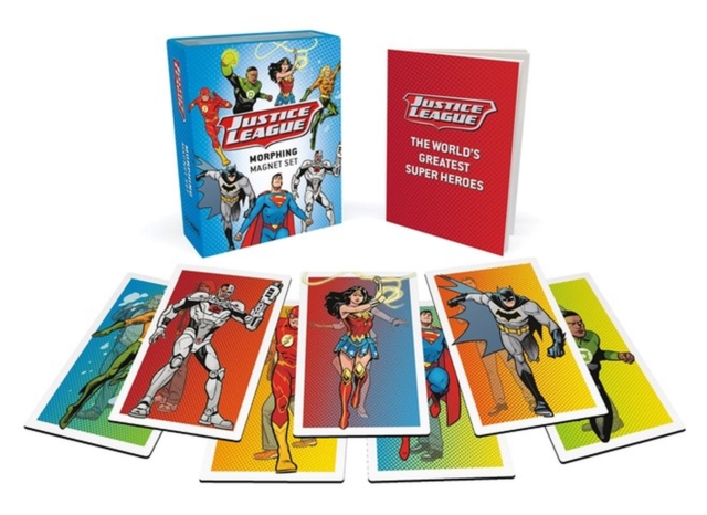 Justice League: Morphing Magnet Set : (Set of 7 Lenticular Magnets), Multiple-component retail product Book