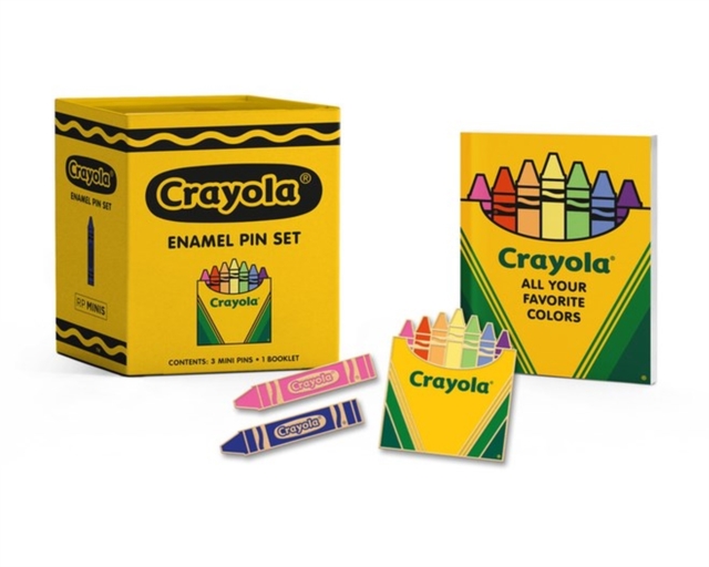 Crayola Enamel Pin Set, Multiple-component retail product Book
