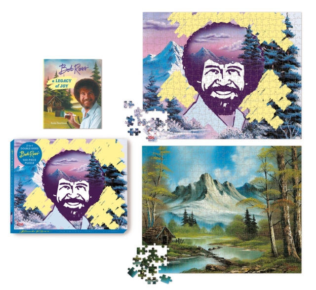 Bob Ross 2-in-1 Double Sided 500-Piece Puzzle, Mixed media product Book