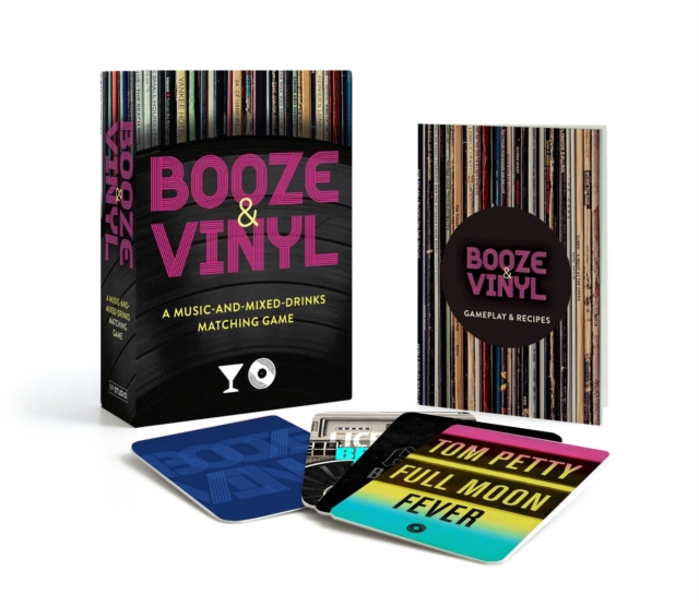Booze & Vinyl: A Music-and-Mixed-Drinks Matching Game, Mixed media product Book