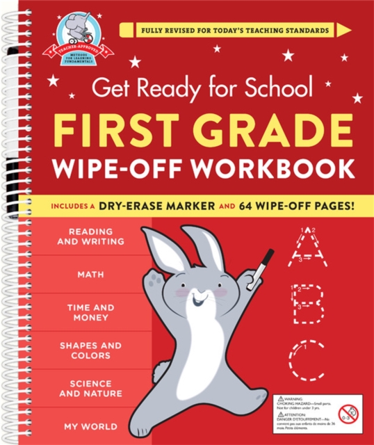 Get Ready for School: First Grade Wipe-Off Workbook, Spiral bound Book