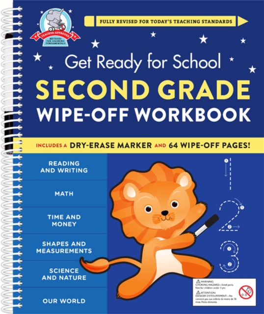 Get Ready for School: Second Grade Wipe-Off Workbook, Spiral bound Book