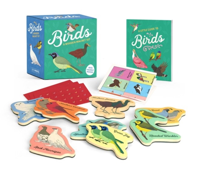 Birds: A Wooden Magnet Set, Mixed media product Book