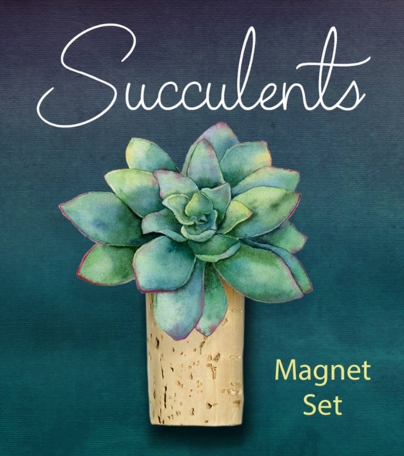 Succulents Magnet Set, Mixed media product Book