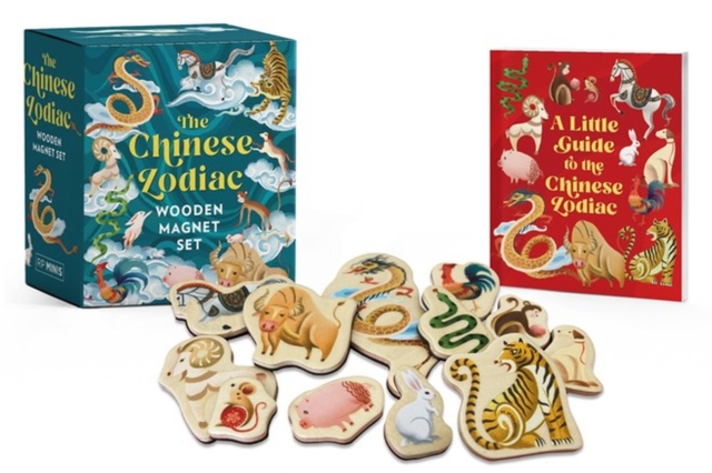 The Chinese Zodiac Wooden Magnet Set, Multiple-component retail product Book