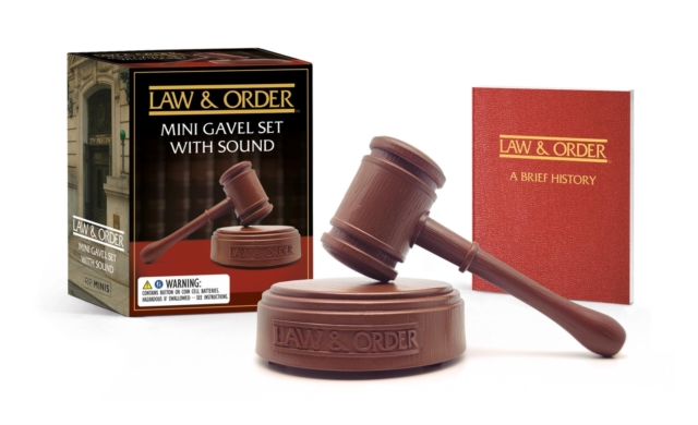 Law & Order: Mini Gavel Set with Sound, Multiple-component retail product Book