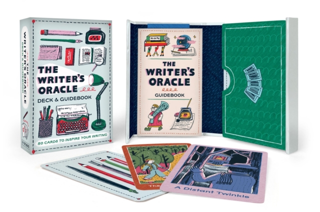 The Writer's Oracle Deck & Guidebook : 50 Cards to Inspire Your Writing, Multiple-component retail product Book