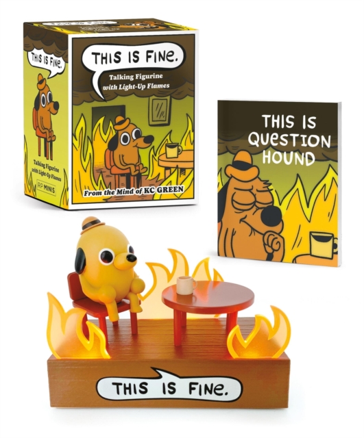 This Is Fine Talking Figurine : With Light and Sound!, Multiple-component retail product Book