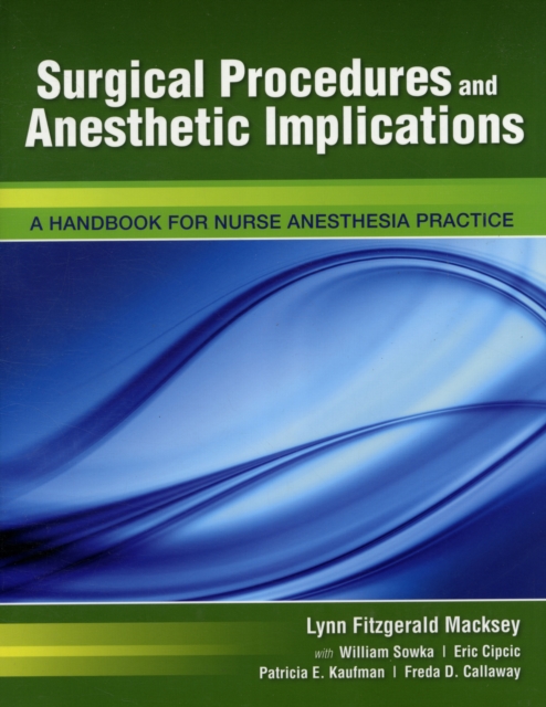 Surgical Procedures And Anesthetic Implications, Paperback / softback Book