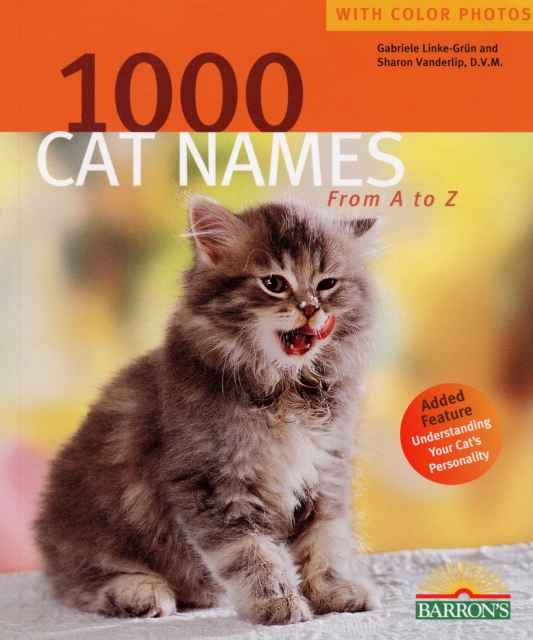 1000 Cat Names from A-Z, Paperback / softback Book