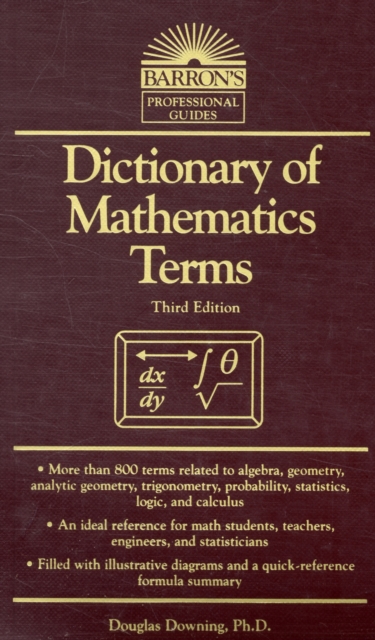 Dictionary of Mathematics Terms, Paperback / softback Book