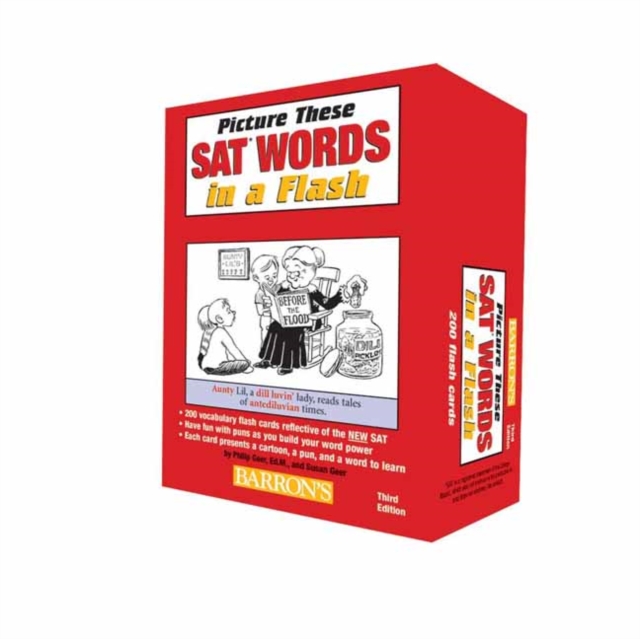 Picture These SAT Words in a Flash, Cards Book