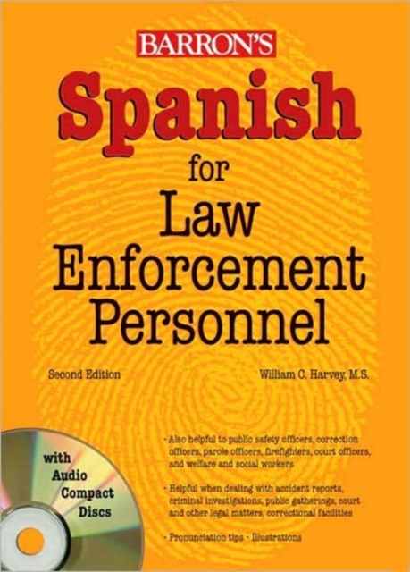 Spanish for Law Enforcement Personnel with Audio CDs, Paperback / softback Book
