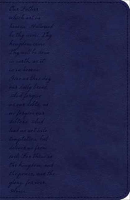 KJV Pray the Scriptures Bible Navy, Lord's Prayer Design Duravella, Leather / fine binding Book