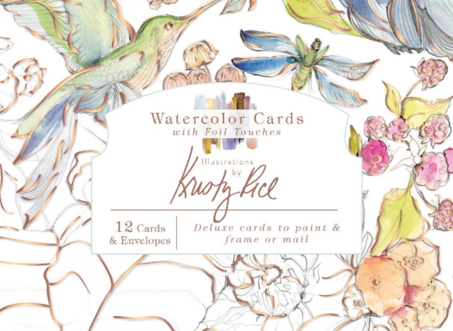 Watercolor Cards with Foil Touches : Illustrations by Kristy Rice, Multiple-component retail product, part(s) enclose Book