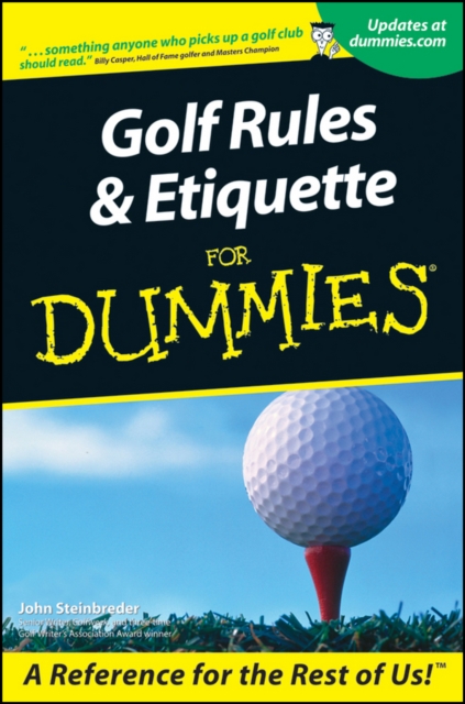 Golf Rules and Etiquette For Dummies, Paperback / softback Book
