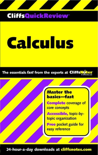 CliffsQuickReview Calculus, Paperback / softback Book