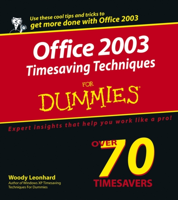 Office 2003 Timesaving Techniques for Dummies, Paperback / softback Book