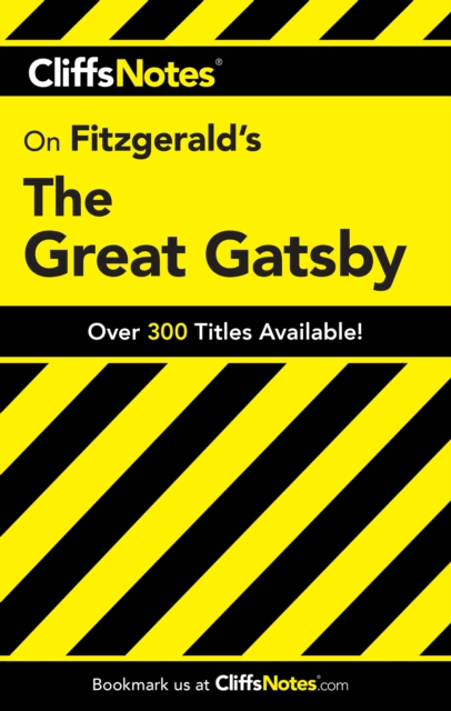 CliffsNotes on Fitzgerald's The Great Gatsby, Paperback / softback Book
