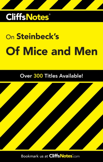 CliffsNotes on Steinbeck's Of Mice and Men, Paperback / softback Book