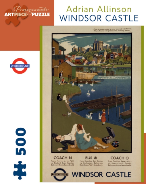 Windsor Castle 500-Piece Jigsaw Puzzle, Other merchandise Book