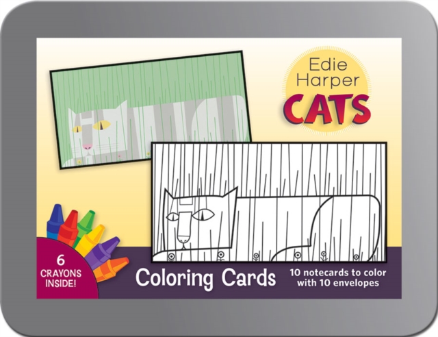 Cats : Edie Harper Coloring Cards, Other printed item Book