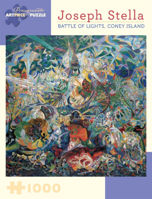 Joseph Stella Battle of Lights Coney Island 1000-Piece Jigsaw Puzzle, Other merchandise Book