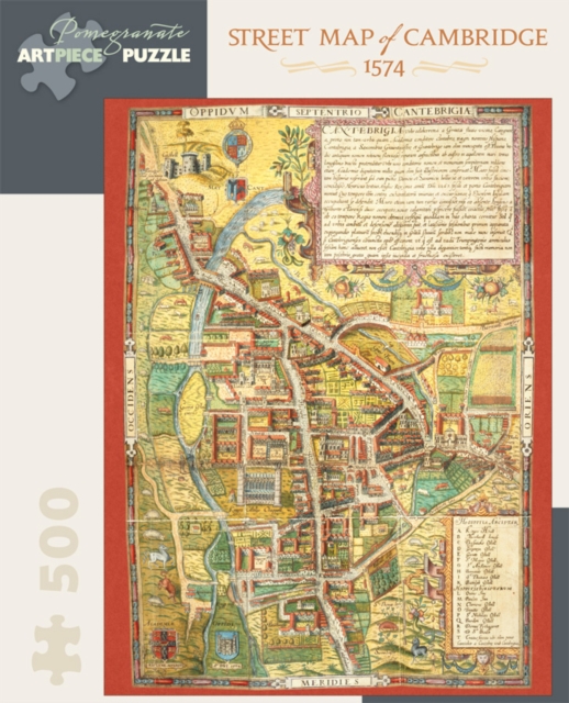 Street Map of Cambridge 500-Piece Jigsaw Puzzle, Other merchandise Book