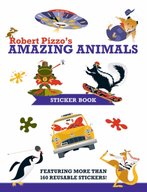 Robert Pizzo Amazing Animals Sticker Book, Novelty book Book