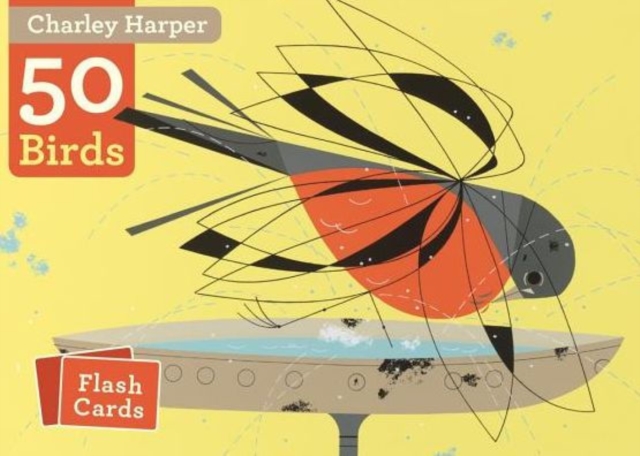CHARLEY HARPER: 50 BIRDS FLASH CARDS,  Book