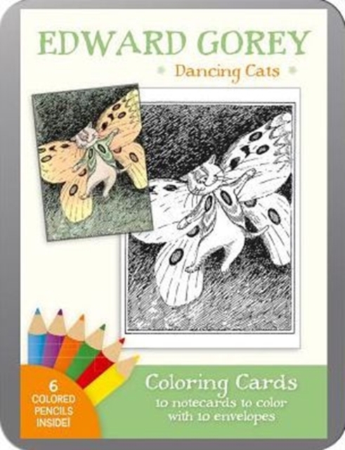 Edward Gorey Dancing Cats Coloring Cards, Other printed item Book