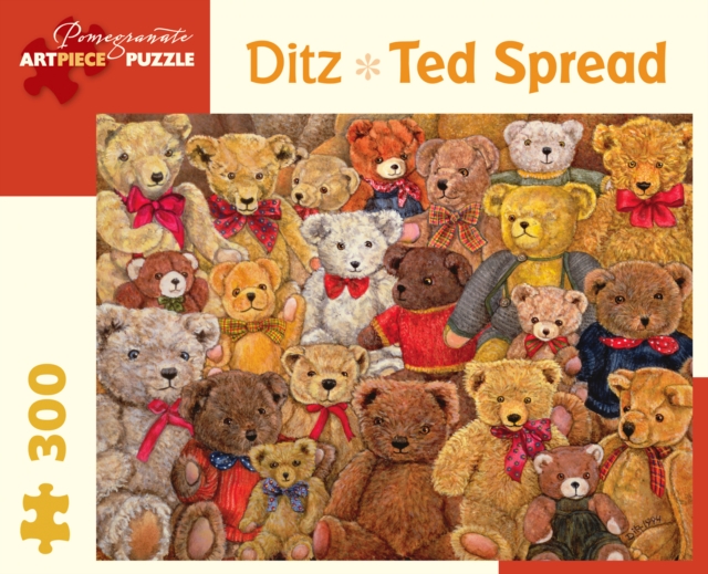 Ditz Ted Spread 300-Piece Jigsaw Puzzle, Other merchandise Book