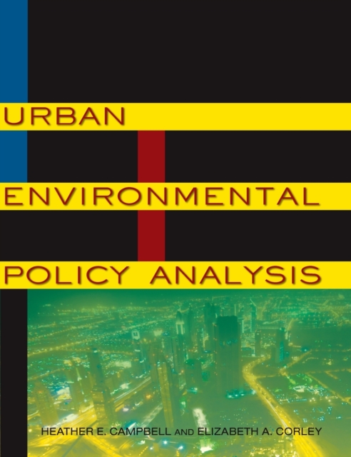 Urban Environmental Policy Analysis, Hardback Book
