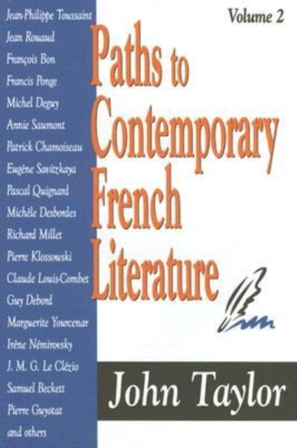 Paths to Contemporary French Literature : Volume 2, Hardback Book
