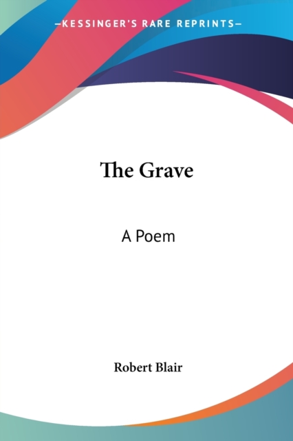 The Grave A Poem, Paperback / softback Book