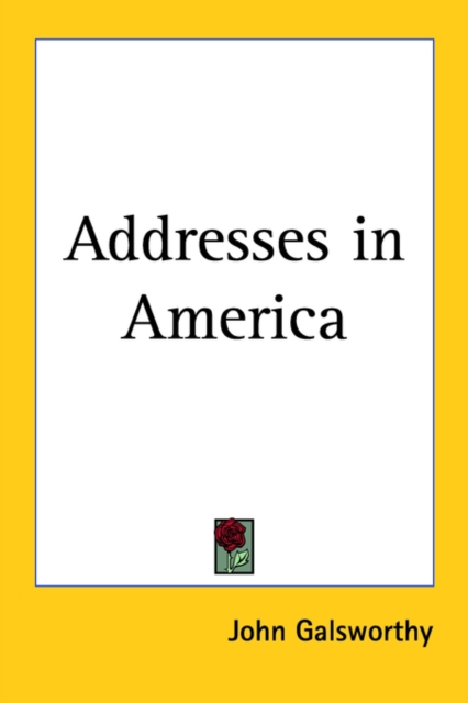 Addresses in America, Paperback / softback Book