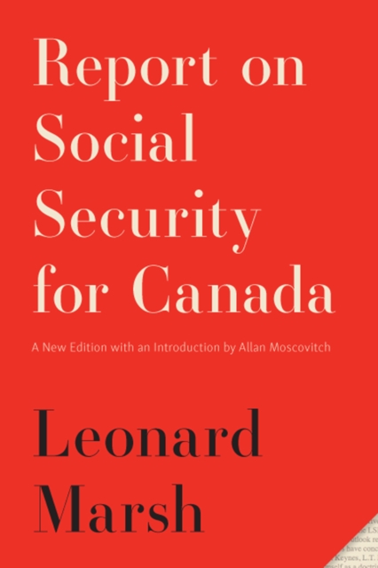Report on Social Security for Canada : New Edition, EPUB eBook