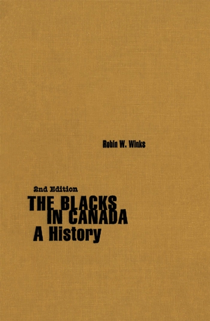 Blacks in Canada : A History, PDF eBook