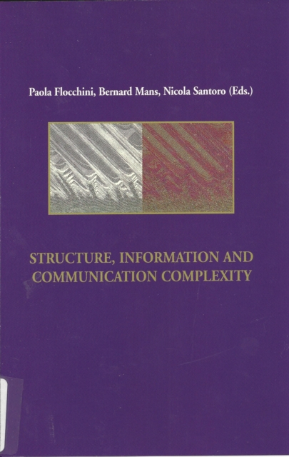 Structure, Information and Communication Complexity, IIS 1, PDF eBook