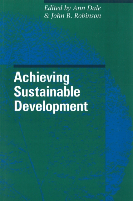 Achieving Sustainable Development, Hardback Book