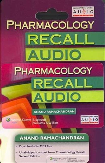 Pharmacology Recall Audio, CD-Audio Book