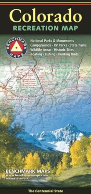 Colorado Recreation Map, Sheet map, folded Book