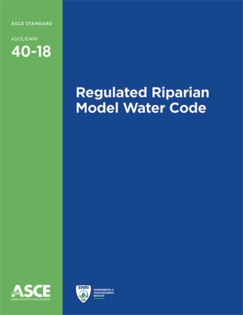 Regulated Riparian Model Water Code, Paperback / softback Book