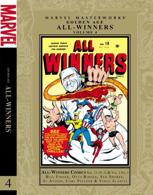 Marvel Masterworks: Golden Age All-winners Volume 4, Hardback Book