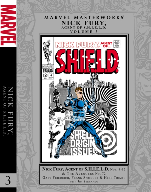Marvel Masterworks: Nick Fury, Agent Of S.h.i.e.l.d. Volume 3, Hardback Book