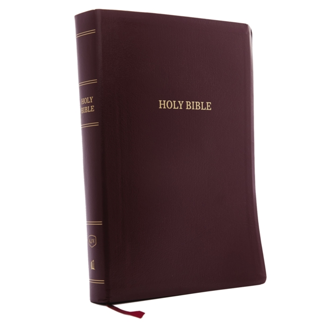 KJV Holy Bible: Super Giant Print with 43,000 Cross References, Burgundy Leather-look, Red Letter, Comfort Print (Thumb Indexed): King James Version, Paperback / softback Book