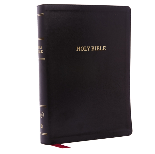KJV Holy Bible: Super Giant Print with 43,000 Cross References, Deluxe Black Leathersoft, Red Letter, Comfort Print: King James Version, Leather / fine binding Book