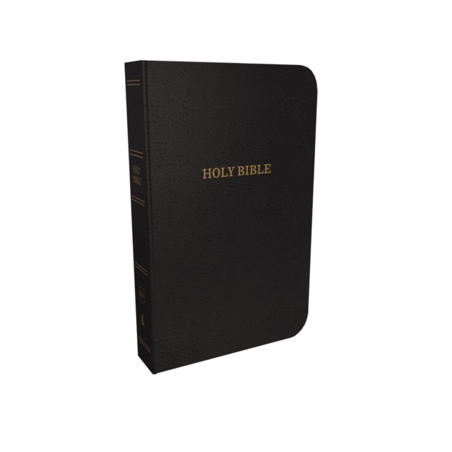 KJV Holy Bible: Thinline with Cross References, Black Bonded Leather, Red Letter, Comfort Print (Thumb Indexed): King James Version, Leather / fine binding Book